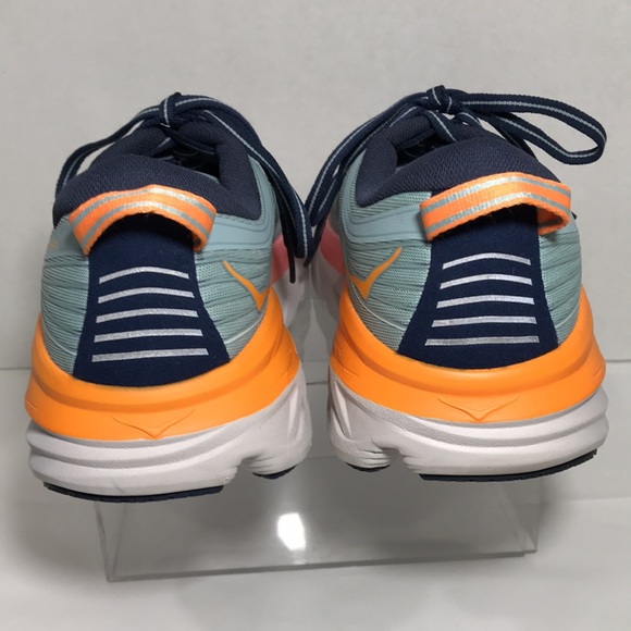 Hoka One One Bondi 7 Sz 9.5 Wide Shoes Blue Haze - Picture 4 of 12